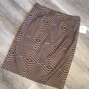 Halogen Printed Pencil Skirt NWT